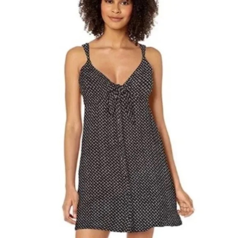 Blue Life Spaghetti Strap Lace Up Dress Size S